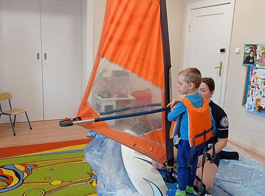 Gr. I i II "Aktywnie spędzamy czas wolny" - spotkanie z Zuzanną Gołębiewską członkinią Łebskiego Klubu Żeglarskiego