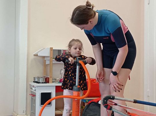 Gr. I i II "Aktywnie spędzamy czas wolny" - spotkanie z Zuzanną Gołębiewską członkinią Łebskiego Klubu Żeglarskiego