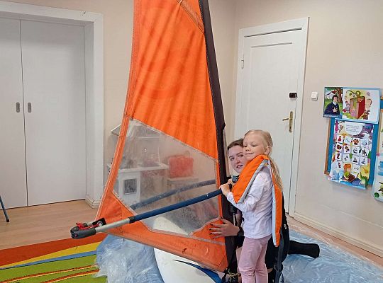 Gr. I i II "Aktywnie spędzamy czas wolny" - spotkanie z Zuzanną Gołębiewską członkinią Łebskiego Klubu Żeglarskiego