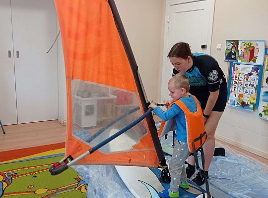 Gr. I i II "Aktywnie spędzamy czas wolny" - spotkanie z Zuzanną Gołębiewską członkinią Łebskiego Klubu Żeglarskiego