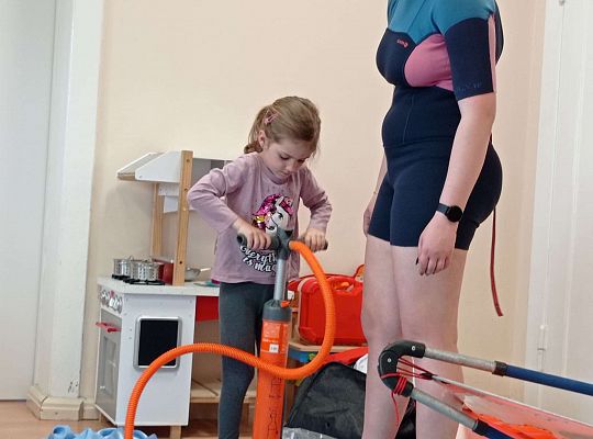 Gr. I i II "Aktywnie spędzamy czas wolny" - spotkanie z Zuzanną Gołębiewską członkinią Łebskiego Klubu Żeglarskiego