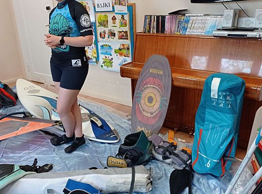 Gr. I i II "Aktywnie spędzamy czas wolny" - spotkanie z Zuzanną Gołębiewską członkinią Łebskiego Klubu Żeglarskiego