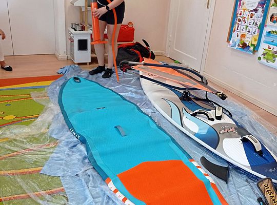 Gr. I i II "Aktywnie spędzamy czas wolny" - spotkanie z Zuzanną Gołębiewską członkinią Łebskiego Klubu Żeglarskiego