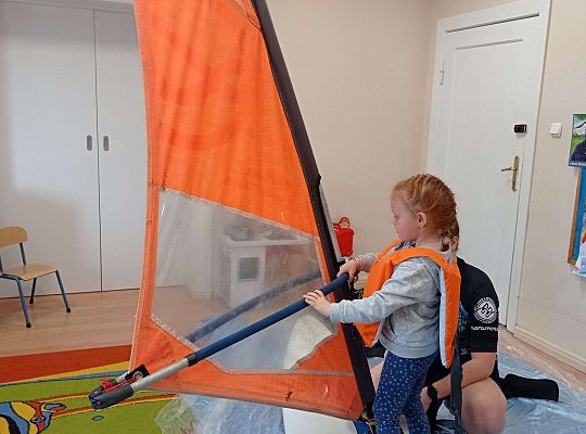 Gr. I i II "Aktywnie spędzamy czas wolny" - spotkanie z Zuzanną Gołębiewską członkinią Łebskiego Klubu Żeglarskiego