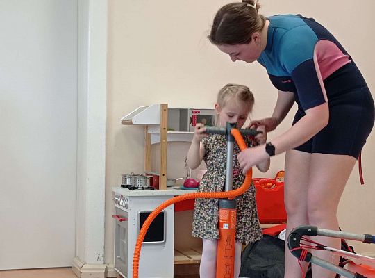 Gr. I i II "Aktywnie spędzamy czas wolny" - spotkanie z Zuzanną Gołębiewską członkinią Łebskiego Klubu Żeglarskiego