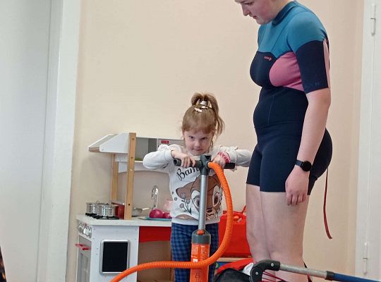 Gr. I i II "Aktywnie spędzamy czas wolny" - spotkanie z Zuzanną Gołębiewską członkinią Łebskiego Klubu Żeglarskiego