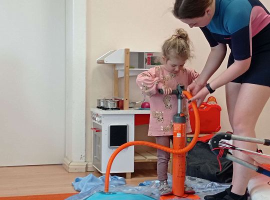 Gr. I i II "Aktywnie spędzamy czas wolny" - spotkanie z Zuzanną Gołębiewską członkinią Łebskiego Klubu Żeglarskiego