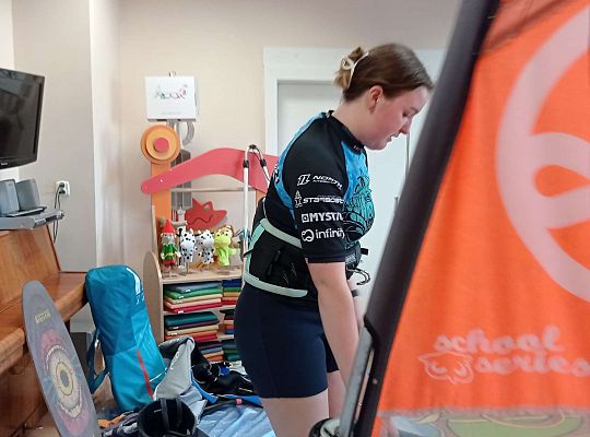 Gr. I i II "Aktywnie spędzamy czas wolny" - spotkanie z Zuzanną Gołębiewską członkinią Łebskiego Klubu Żeglarskiego