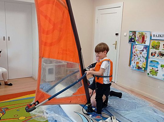 Gr. I i II "Aktywnie spędzamy czas wolny" - spotkanie z Zuzanną Gołębiewską członkinią Łebskiego Klubu Żeglarskiego