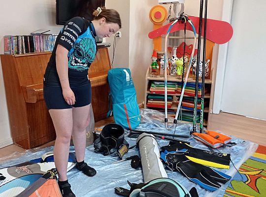 Gr. I i II "Aktywnie spędzamy czas wolny" - spotkanie z Zuzanną Gołębiewską członkinią Łebskiego Klubu Żeglarskiego