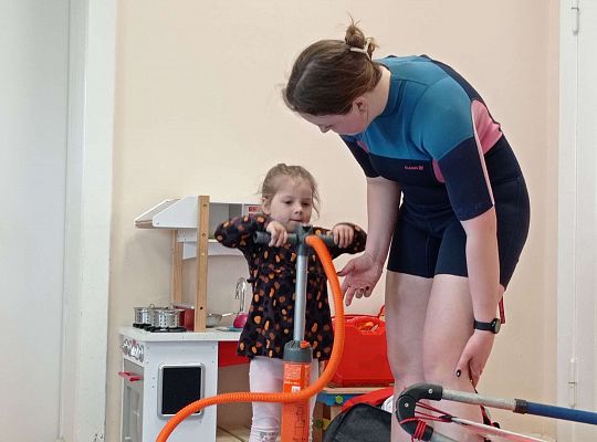 Gr. I i II "Aktywnie spędzamy czas wolny" - spotkanie z Zuzanną Gołębiewską członkinią Łebskiego Klubu Żeglarskiego