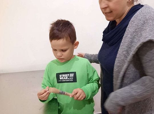 Gr. IV "Brzdąc w muzeum" -Pierwsza wizyta w muzeum