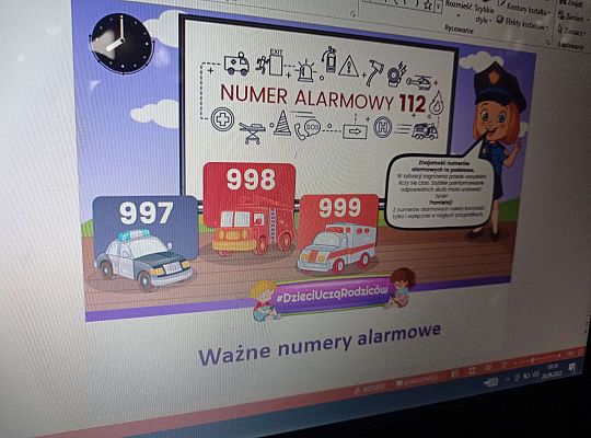 Gr. II Lekcja pierwsza "Bezpieczeństwo"