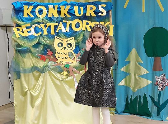 Konkurs recytatorski "Z przyrodą w tle.."