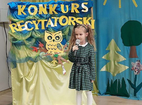 Konkurs recytatorski "Z przyrodą w tle.."