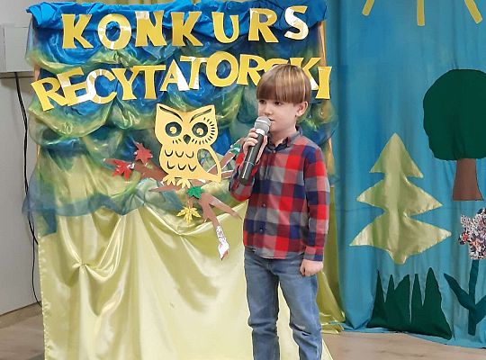 Konkurs recytatorski "Z przyrodą w tle.."