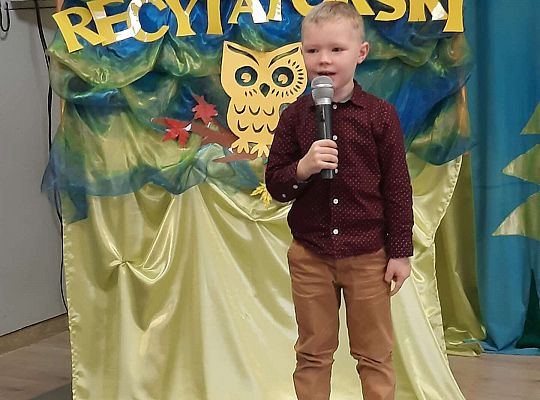 Konkurs recytatorski "Z przyrodą w tle.."