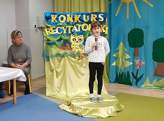 Konkurs recytatorski "Z przyrodą w tle.."
