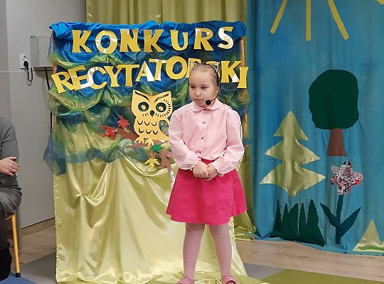 Konkurs recytatorski "Z przyrodą w tle.."