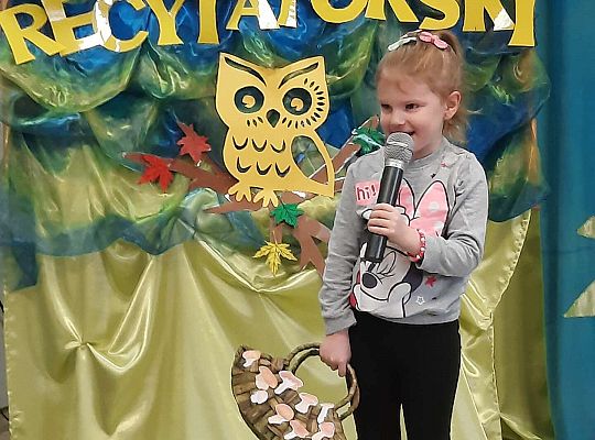 Konkurs recytatorski "Z przyrodą w tle.."