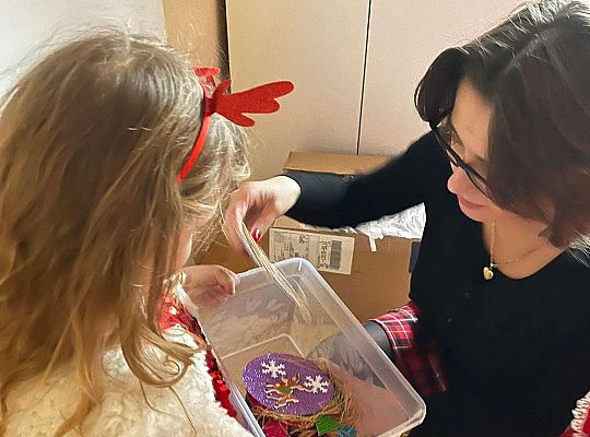 Gr. I Świąteczne życzenia oraz wspólna Wigilia.