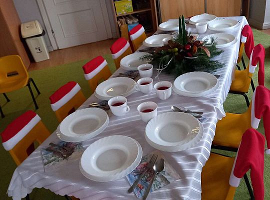 Gr. I Świąteczne życzenia oraz wspólna Wigilia.