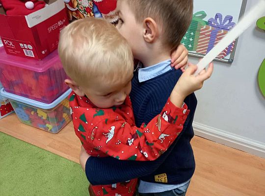 Gr. I Świąteczne życzenia oraz wspólna Wigilia.