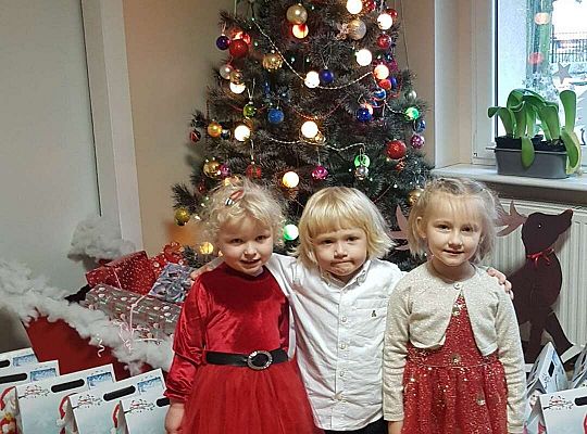 Gr. II Świąteczne życzenia oraz wspólna Wigilia