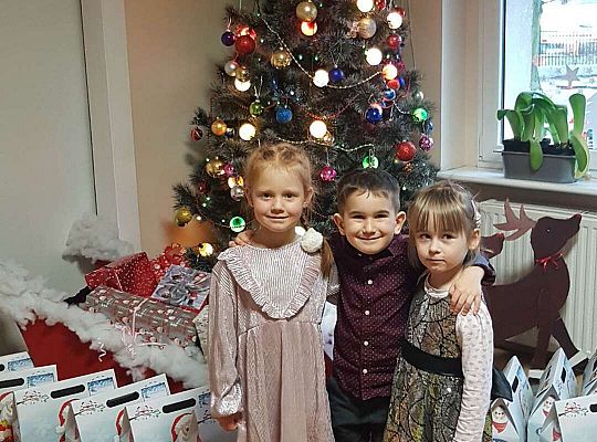 Gr. II Świąteczne życzenia oraz wspólna Wigilia