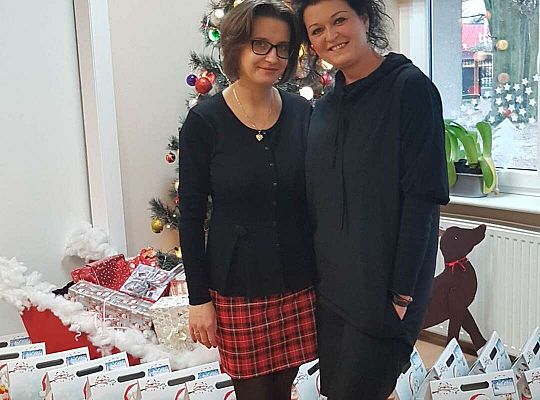 Gr. II Świąteczne życzenia oraz wspólna Wigilia