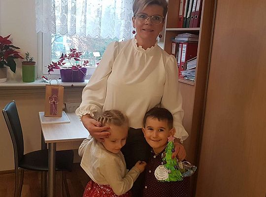 Gr. II Świąteczne życzenia oraz wspólna Wigilia