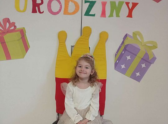 Jubilatka na przedszkolnym tronie