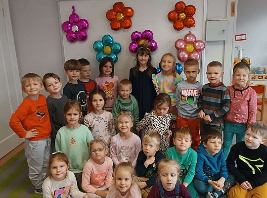 Olek na zdjęciu grupowym