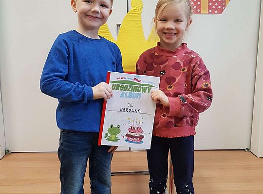 Jubilat z koleżanką z grupy