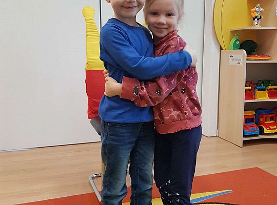 Jubilat z koleżanką z grupy