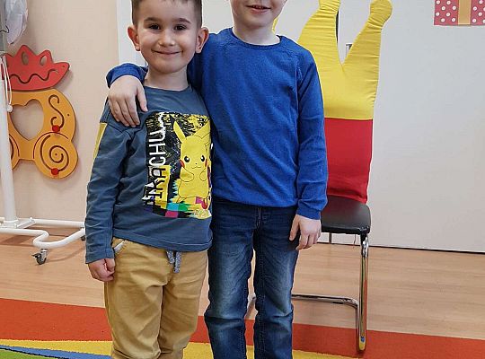 Jubilat z kolegą z grupy