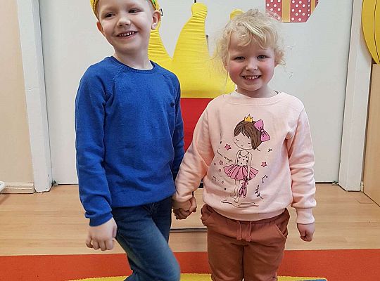 Jubilat z koleżanką z grupy