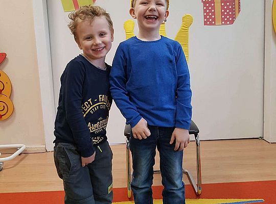 Jubilat z kolegą z grupy