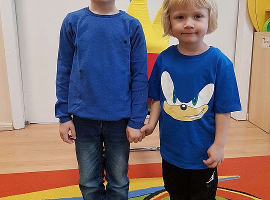 Jubilat z kolegą z grupy