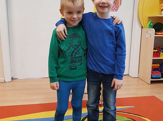 Jubilat z kolegą z grupy