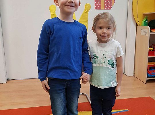 Jubilat z koleżanką z grupy