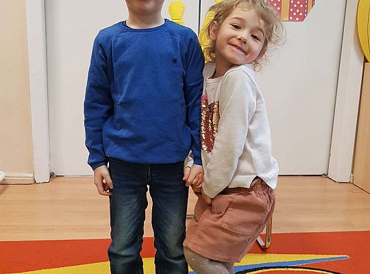 Jubilat z koleżanką z grupy