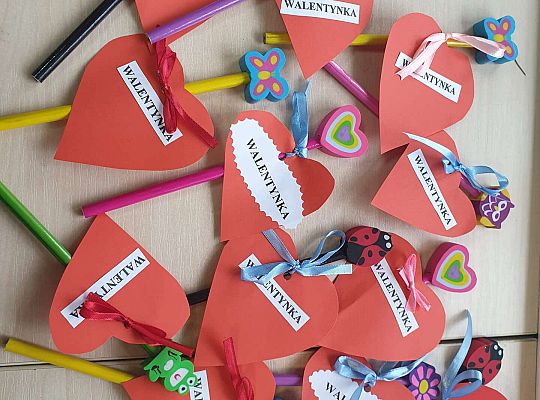 Symboliczne walentynki dla dzieci