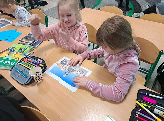 Układnie  obrazka z elementów