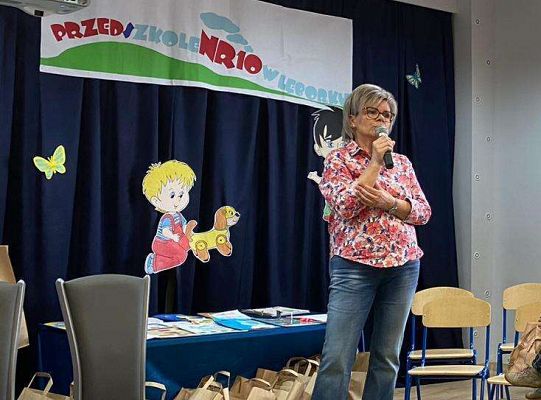 Pani Dyrektor przemawia