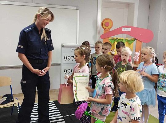 Gr. III i IV Spotkanie z p. policjantką