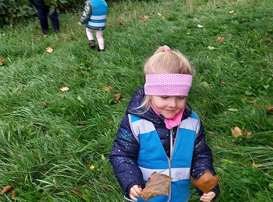 Dzieci szukają jesieni