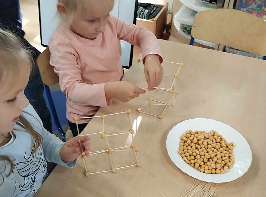 Gr. III Freblowskie konstrukcje - Zajęcia z projektu "Zabawa Sztuką"