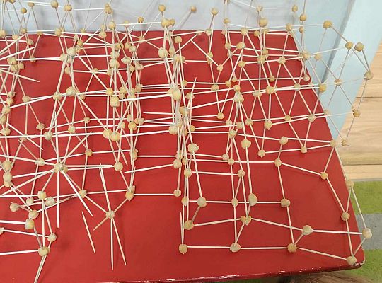 Gr. III Freblowskie konstrukcje - Zajęcia z projektu "Zabawa Sztuką"