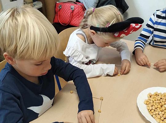 Gr. III Freblowskie konstrukcje - Zajęcia z projektu "Zabawa Sztuką"